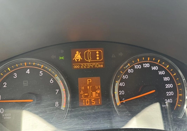 Toyota Avensis cena 27000 przebieg: 223470, rok produkcji 2009 z Łomianki małe 326